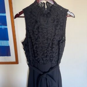 Elegant Black Lace Jumpsuit